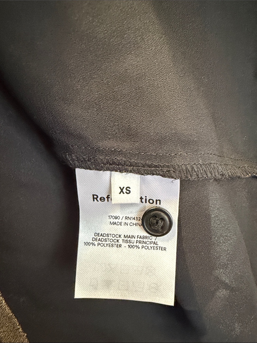 Reformation Nolan Top Metallic Gold Button-Up Shirt Jacket - Picture 4 of 9